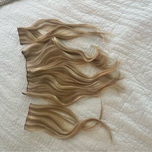 LUXY 16" Dirty Blonde Highlights Halo® Hair Extensions